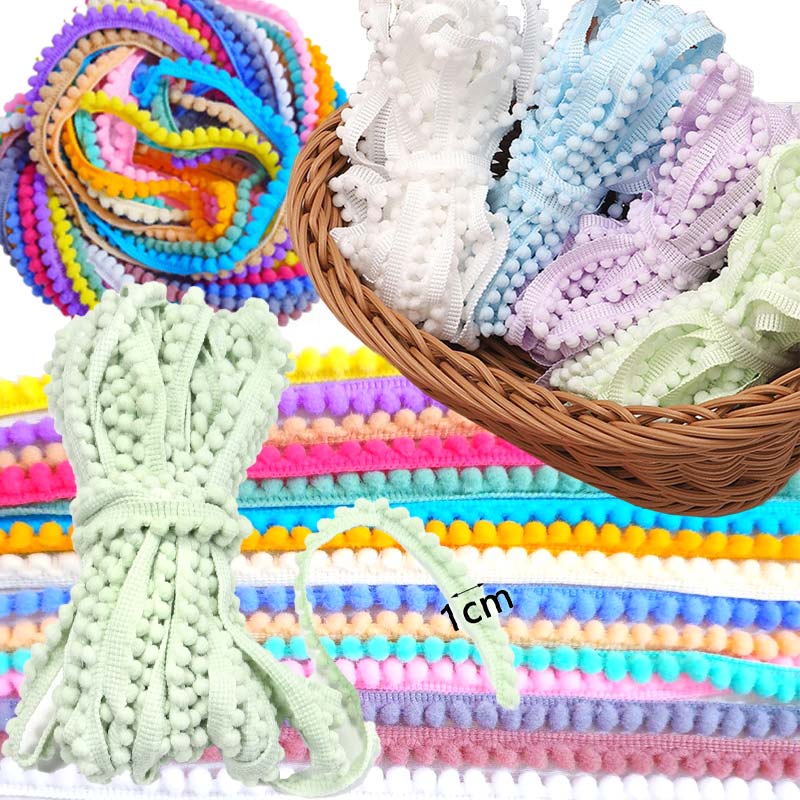 1-10Meters Mini Pom Pom Trim L - огляд і ціна Fringe Ribbon Sewing