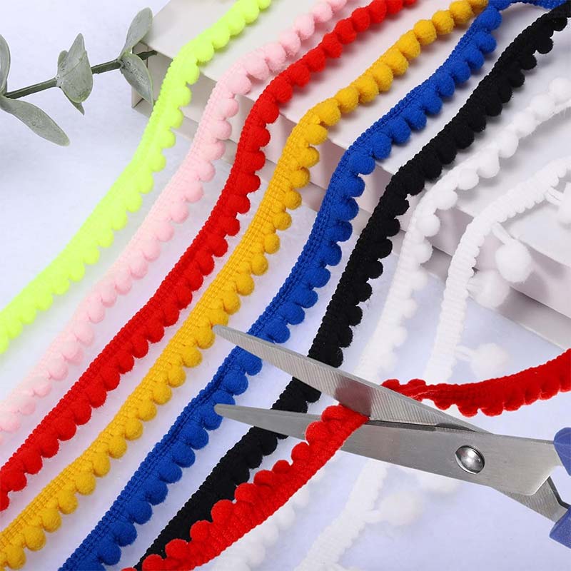 1-10Meters Mini Pom Pom Trim L - огляд і ціна Fringe Ribbon Sewing
