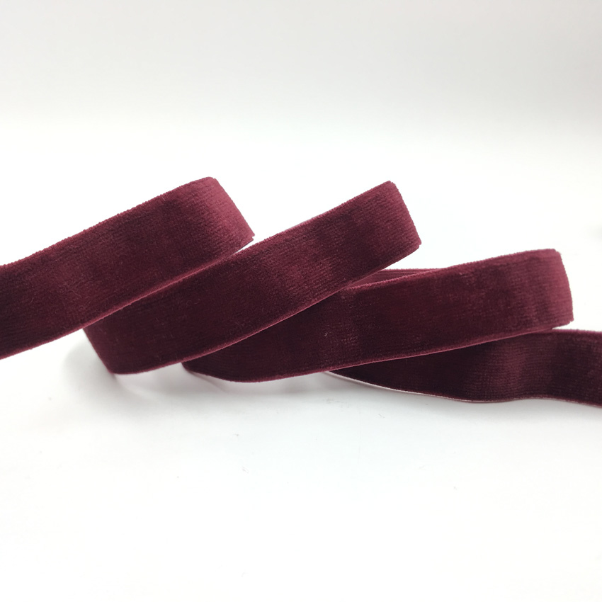 15mm 5Yards Velvet Elastic Ban - огляд і ціна Velvet Ribbon Roll