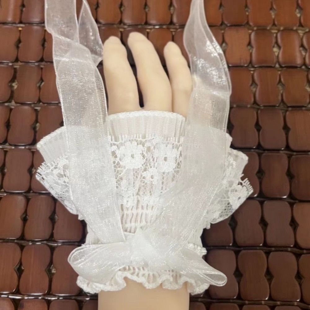 Fashion Lace Lolita Arm Sleeve - огляд і ціна Elastic Lace Trim
