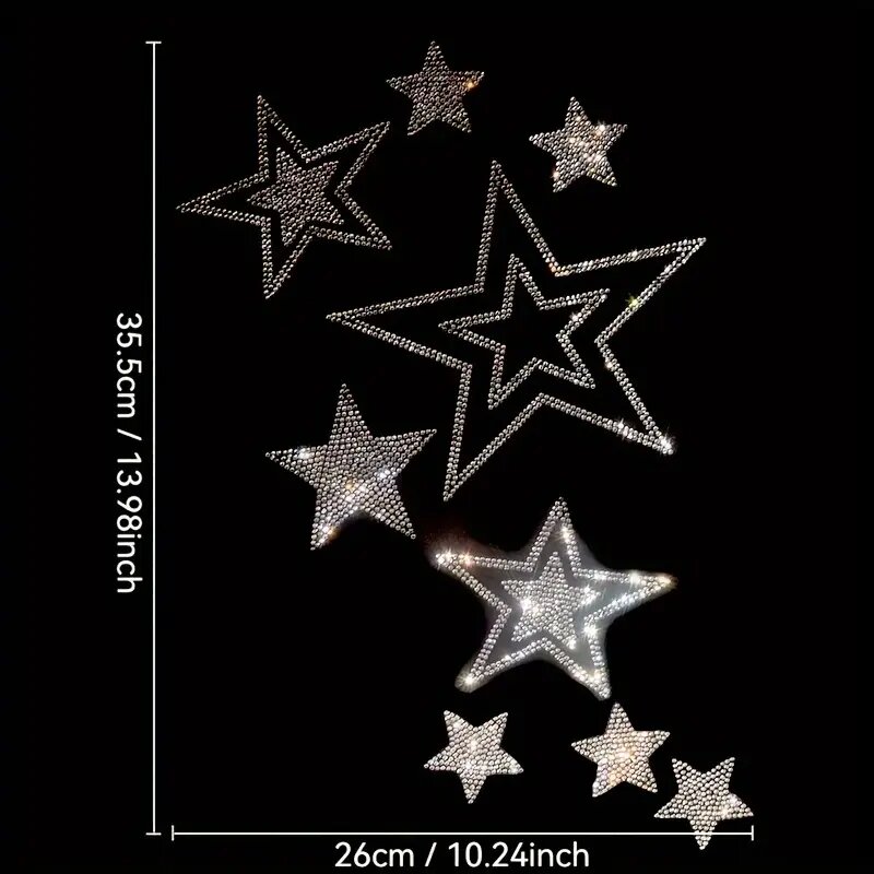 Shimmering rhinestone Hot stam - огляд і ціна Hotfix Rhinestone Sheet