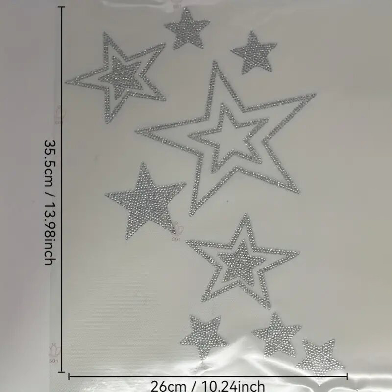 Shimmering rhinestone Hot stam - огляд і ціна Hotfix Rhinestone Sheet