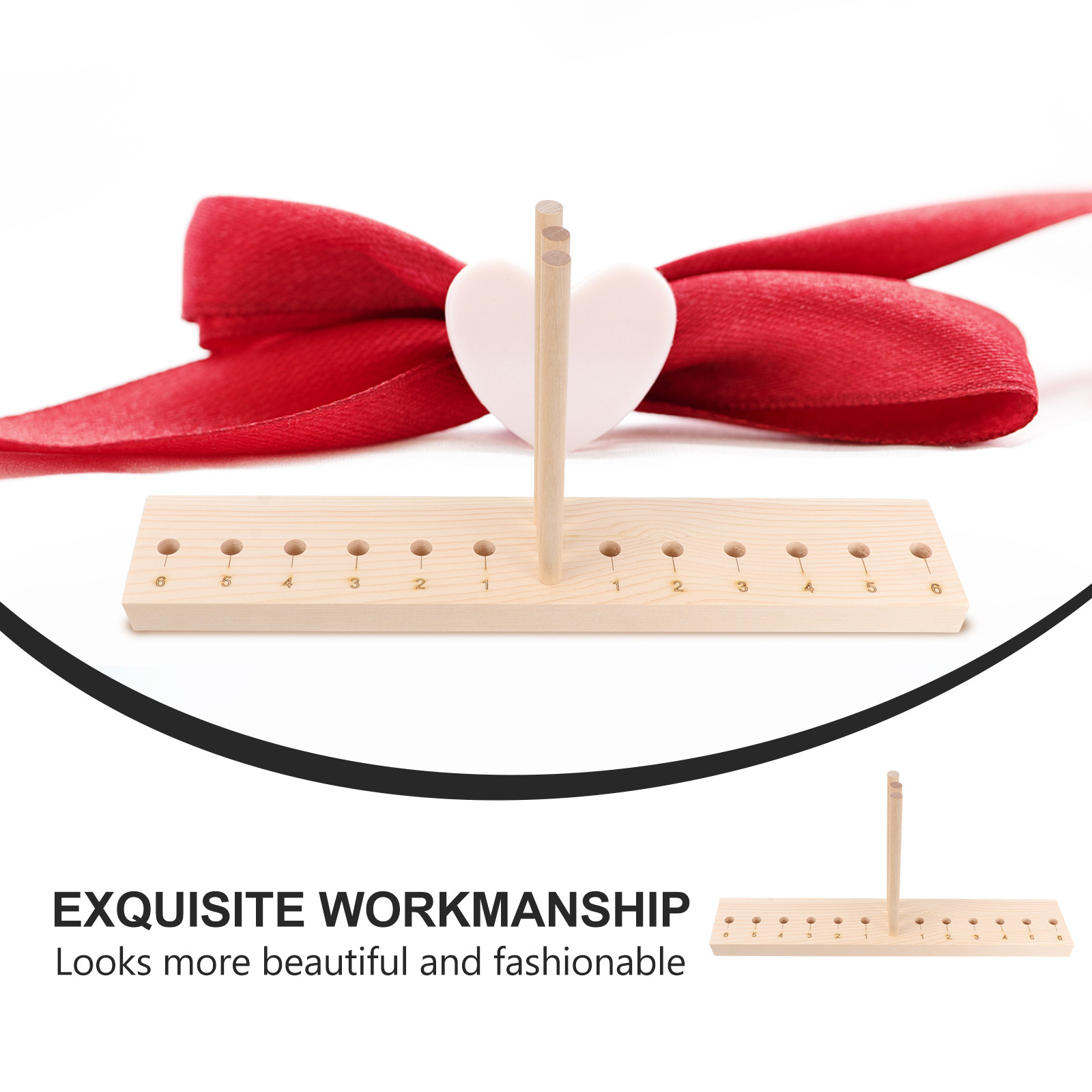 Wooden Bowknot Maker Tool for  - огляд і ціна Pom Pom Maker Tool