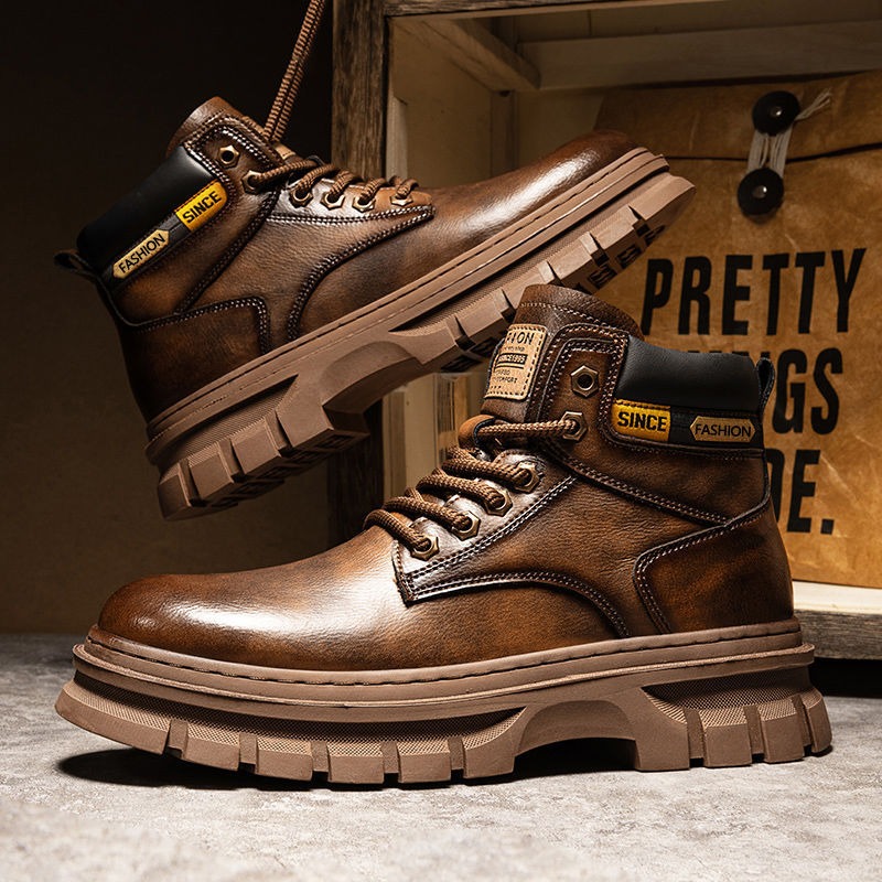 Vintage Men Platform Ankle Boo - огляд і ціна Guipure Lace Panel