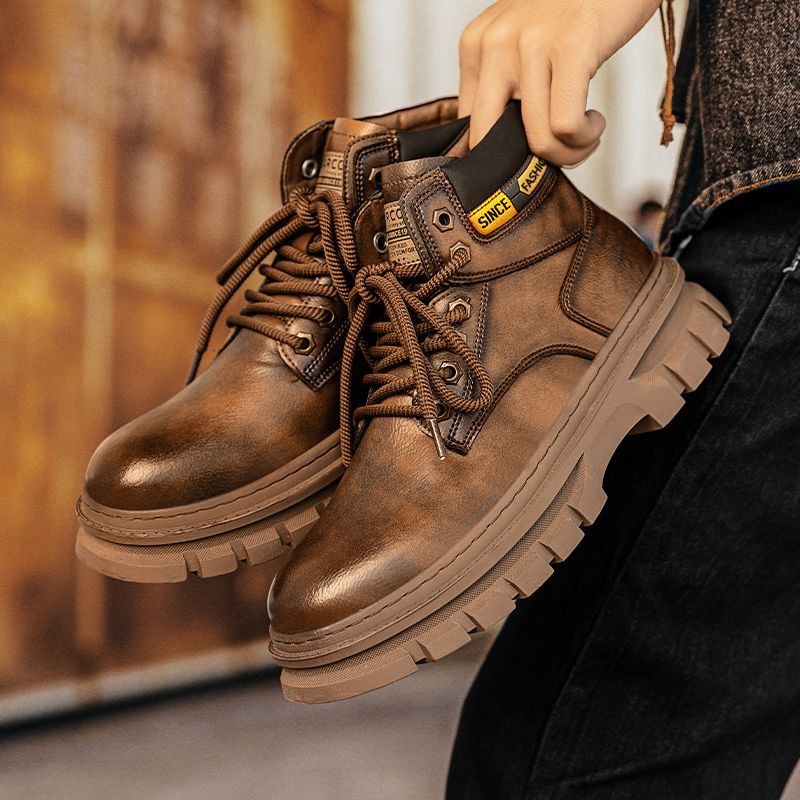 Vintage Men Platform Ankle Boo - огляд і ціна Guipure Lace Panel