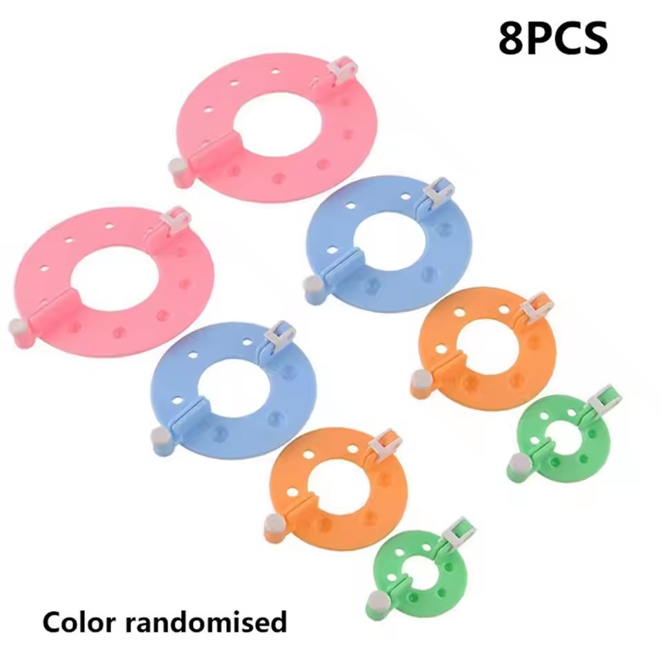 8PCS 4 Sizes Fluff Ball Weaver - огляд і ціна Pom Pom Maker Tool