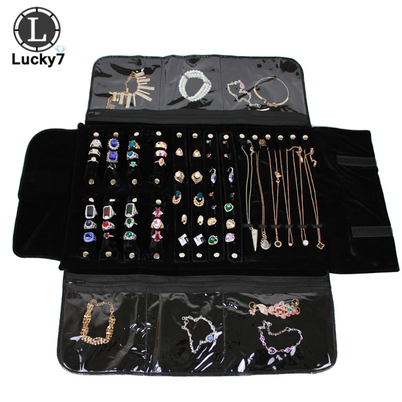 Portable Zipper Velvet Jewelry - огляд і ціна Velvet Ribbon Roll