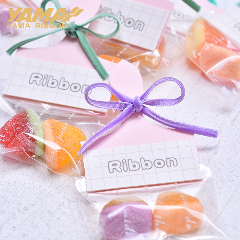 YAMA-Monochrome Velvet Ribbon, - огляд і ціна Velvet Ribbon Roll