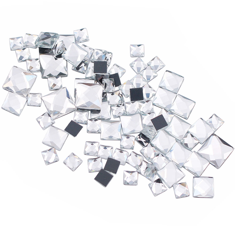 5mm 8mm 10mm Rhinestones Squar - огляд і ціна Hotfix Rhinestone Sheet