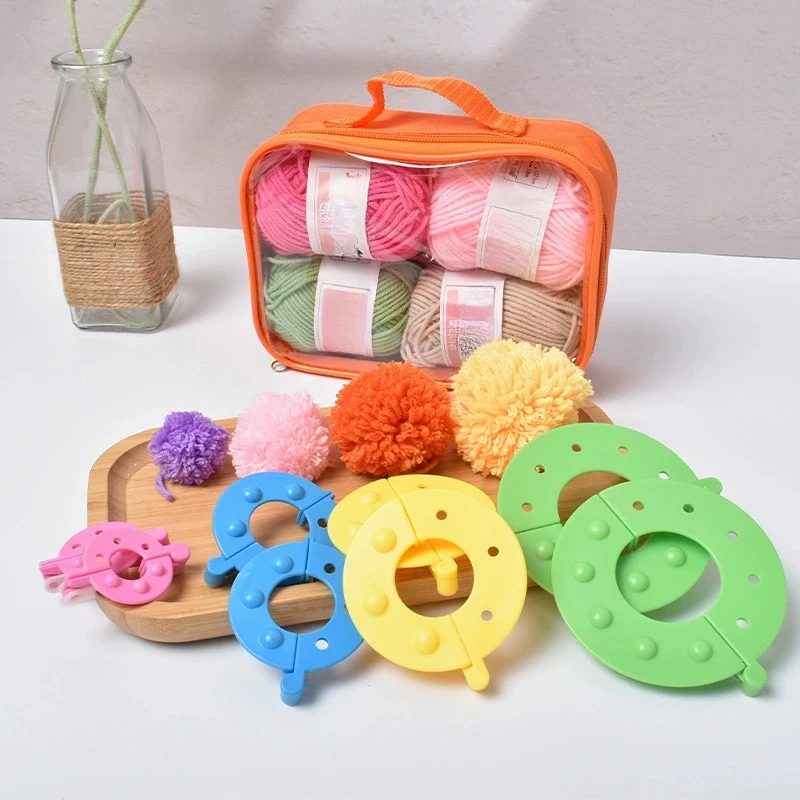 8PCS 4Sizes Fluff Ball Weaver  - огляд і ціна Pom Pom Maker Tool
