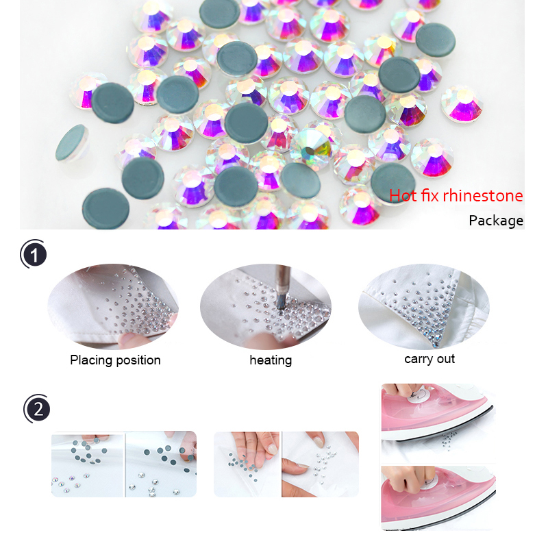 QIAO Multi-Color SS6-SS30 Crys - огляд і ціна Hotfix Rhinestone Sheet