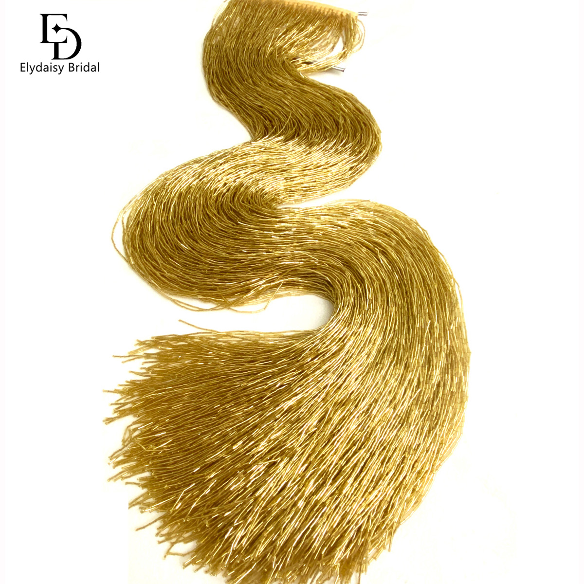 ELYDAISY 1Meter Length Champag - огляд і ціна Fringe Ribbon Sewing