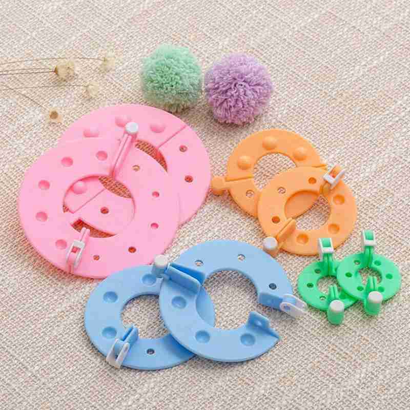 8Pcs 4 Sizes Plastic Pompom Ma - огляд і ціна Pom Pom Maker Tool